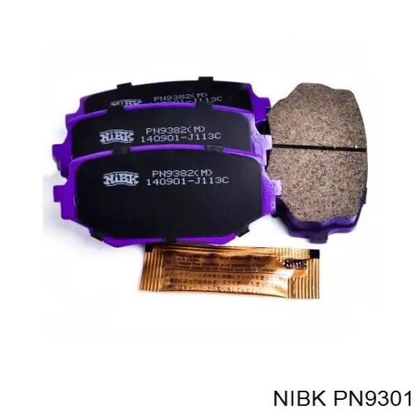 Купити PN9301 Nibk Колодки гальмівні передні, дискові