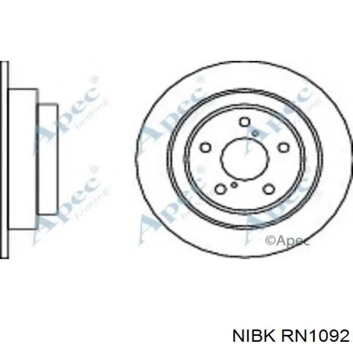 Купити RN1092 Nibk Диск заднього гальма