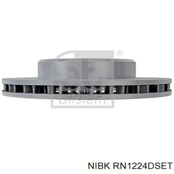 Диск переднього гальма Nibk RN1224DSET ціна, від 59.32 USD