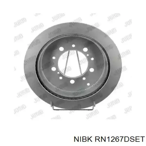 Задні дискові гальма Nibk RN1267DSET ціна, від 85.47 USD