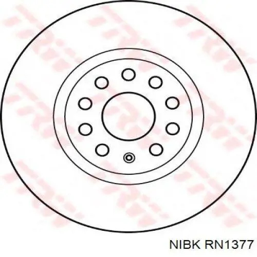 Диск переднього гальма Nibk RN1377 ціна, від 36.40 USD