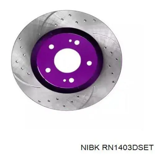 Гальмівні диски передні RN1403DSET Nibk