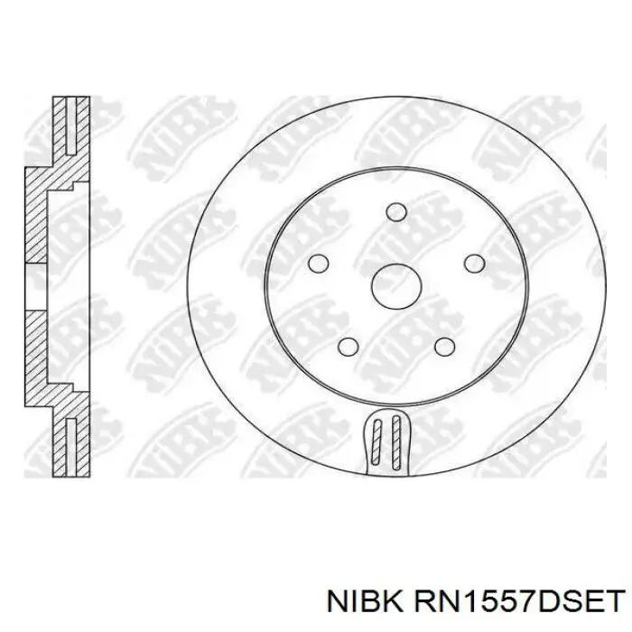 Гальмівні диски передні JBR1559 Power Stop