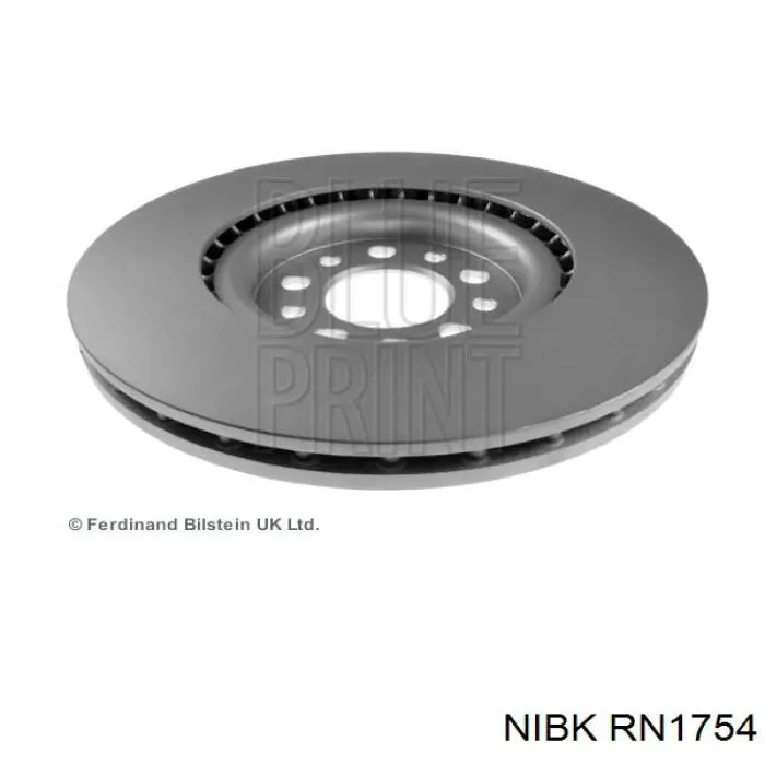 Диск гальмівний передній RN1754 Nibk