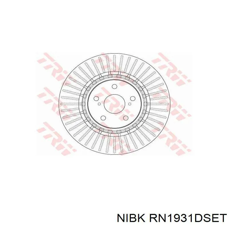 Диск переднього гальма R1 Concepts 83075043 ціна, від 87.94 USD