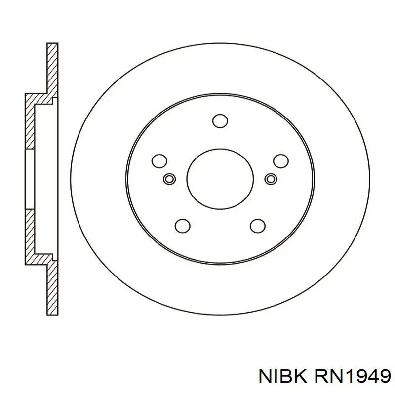 Купити 4243112290 Toyota Диск заднього гальма
