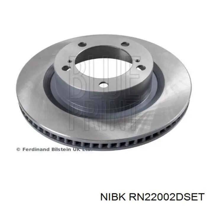 Диск гальмівний передній RN22002DSET Nibk