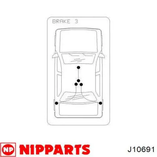 Трос стоянкового гальма передній Linex 260129 ціна, від 6.06 USD