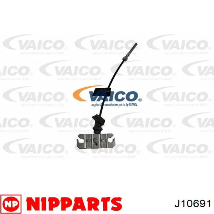 Трос ручного гальма передній GA5R44150B Mazda