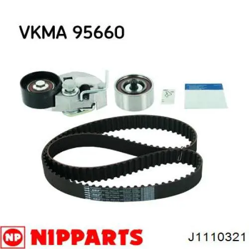 Комплект ГРМ Nipparts J1110321 ціна, від 92.93 USD