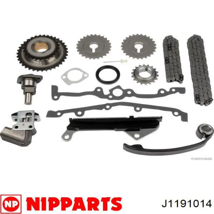 J1191014 Nipparts Ланцюг ГРМ, комплект