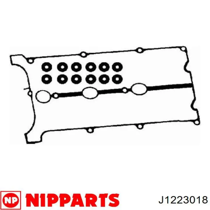 J1223018 Nipparts прокладка клапанної кришки, права