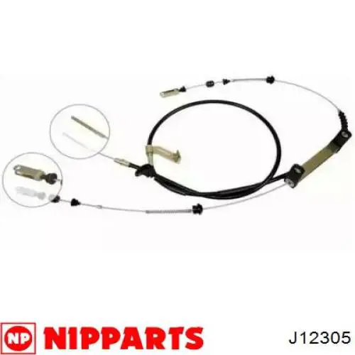 Купити KK15344150 Hyundai/Kia Трос ручного гальма передній
