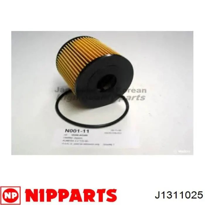 Масляний фільтр двигуна Nipparts J1311025 ціна, від 5.19 USD