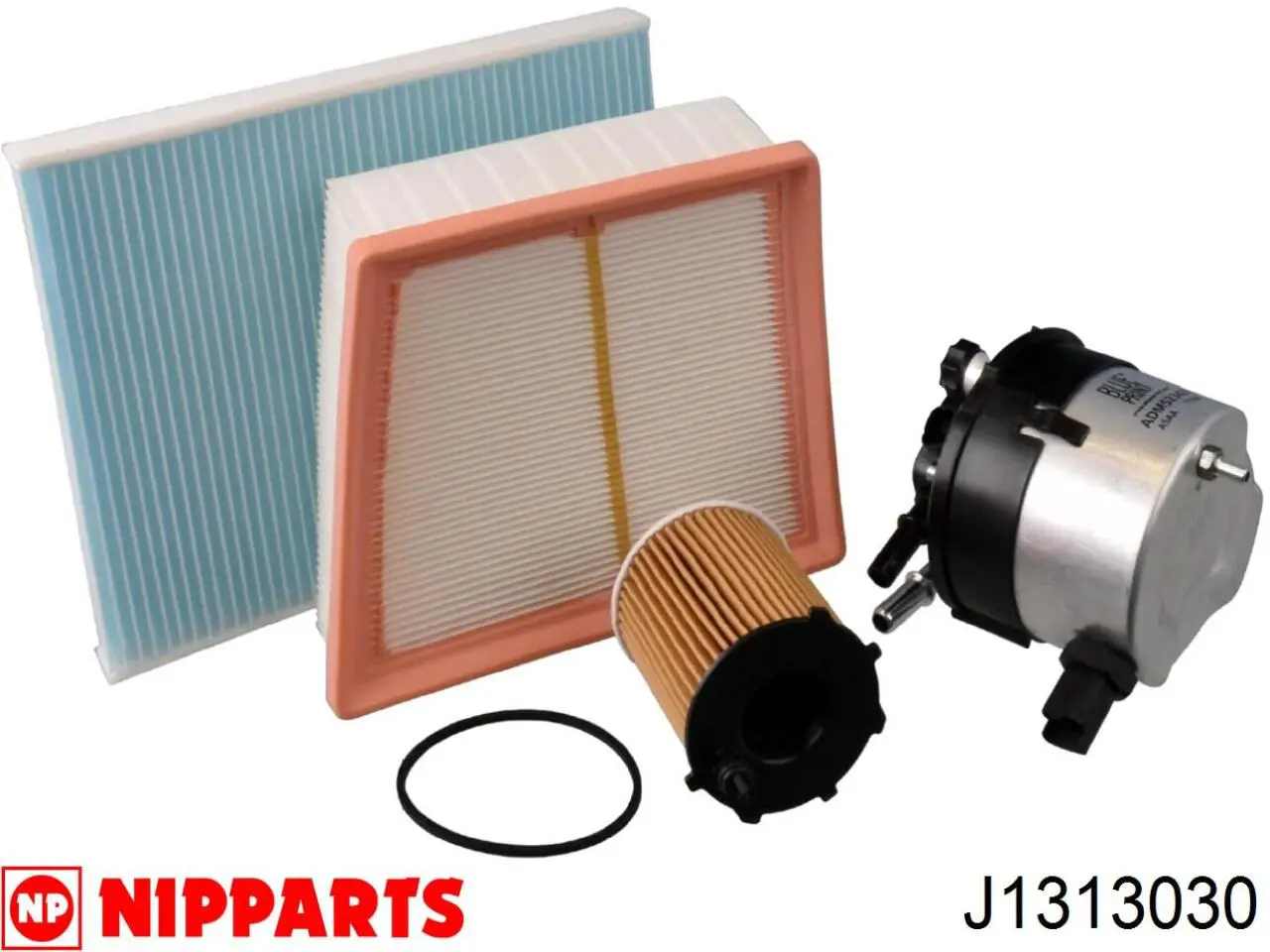 Масляний фільтр двигуна Nipparts J1313030 ціна, від 6.33 USD
