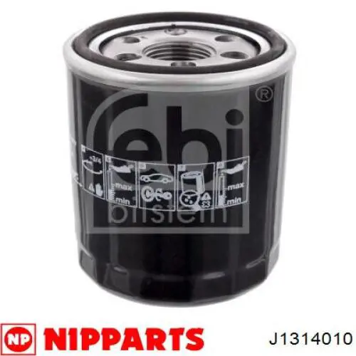 Масляний фільтр двигуна Nipparts J1314010 ціна, від 9.61 USD