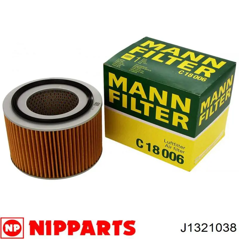 Елемент повітряного фільтра Nipparts J1321038 ціна, від 10.05 USD
