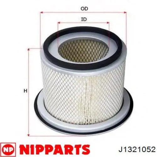 Купити J1321052 Nipparts Автомобільний фільтр повітря
