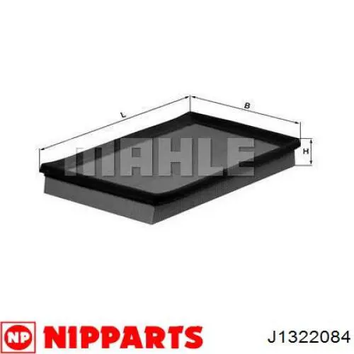 Фільтр повітряний J1322084 Nipparts