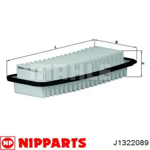 J1322089 Nipparts фільтр повітряний