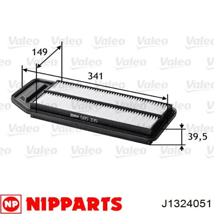 Елемент повітряного фільтра Interparts IPA442 ціна, від 6.35 USD