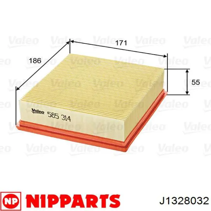 Елемент повітряного фільтра Vasco Filters A741 ціна, від 4.65 USD