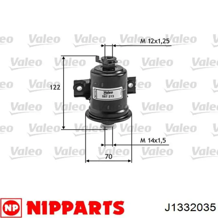 Купити J1332035 Nipparts Фільтр-відстійник палива грубої очистки