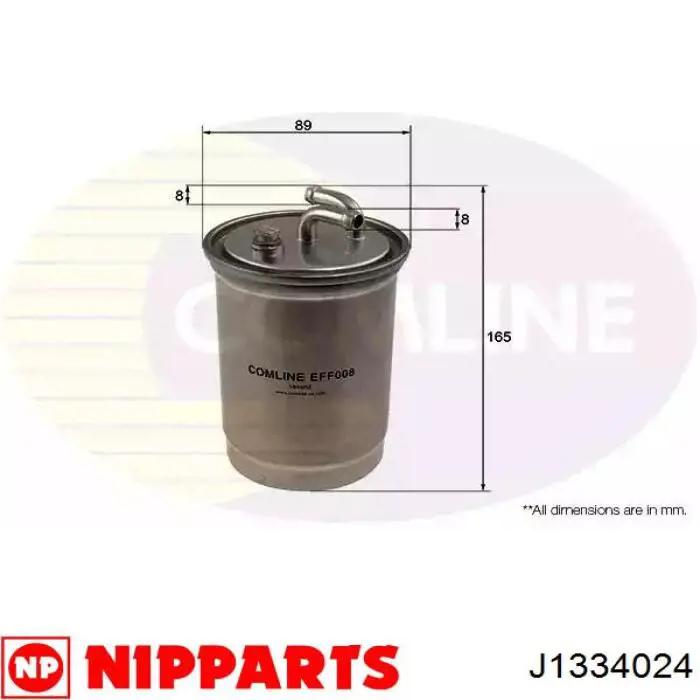 J1334024 Nipparts фільтр паливний