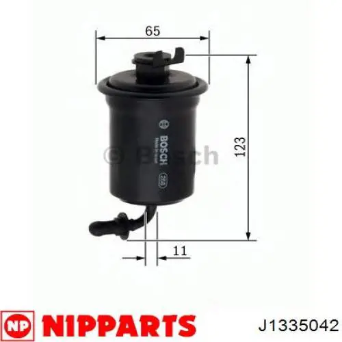 Фільтр тонкого очищення палива Nipparts J1335042 ціна, від 7.29 USD