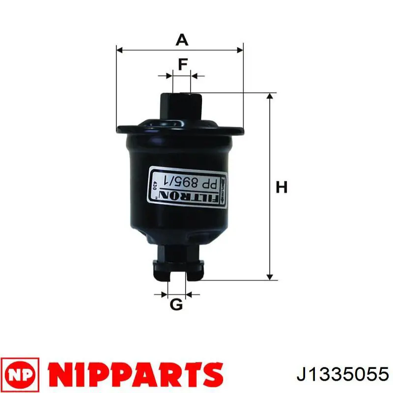 Купити J1335055 Nipparts Фільтр-відстійник палива грубої очистки