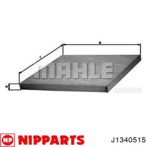 J1340515 Nipparts Внутрішньосалонний фільтр