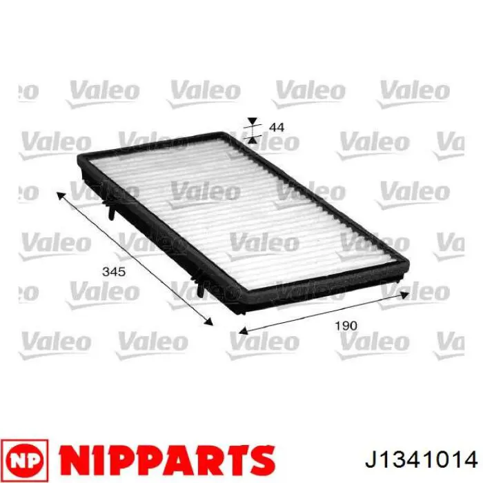 Фільтр повітряний обігрівача Nipparts J1341014 ціна, від 6.17 USD