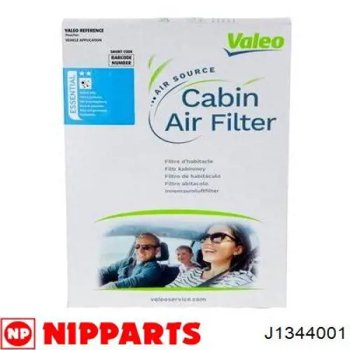 Фільтр салону J1344001 Nipparts