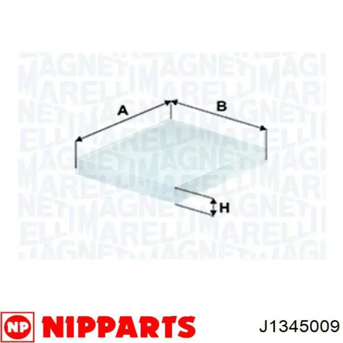 J1345009 Nipparts фільтр салону