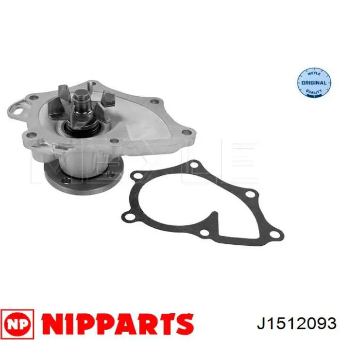Помпа охолодження Nipparts J1512093 ціна, від 36.80 USD