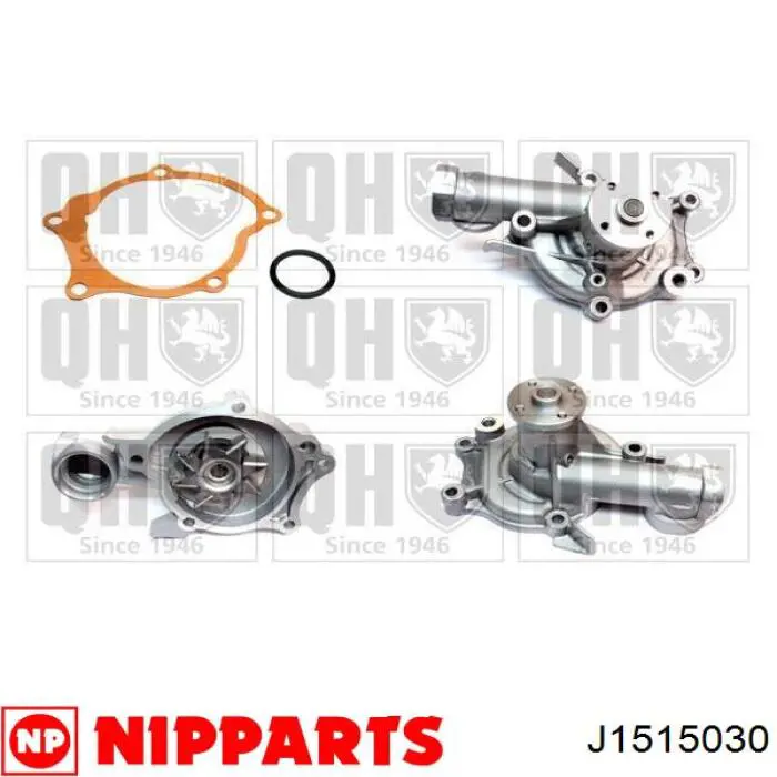 Купити J1515030 Nipparts Насос охолоджуючої рідини