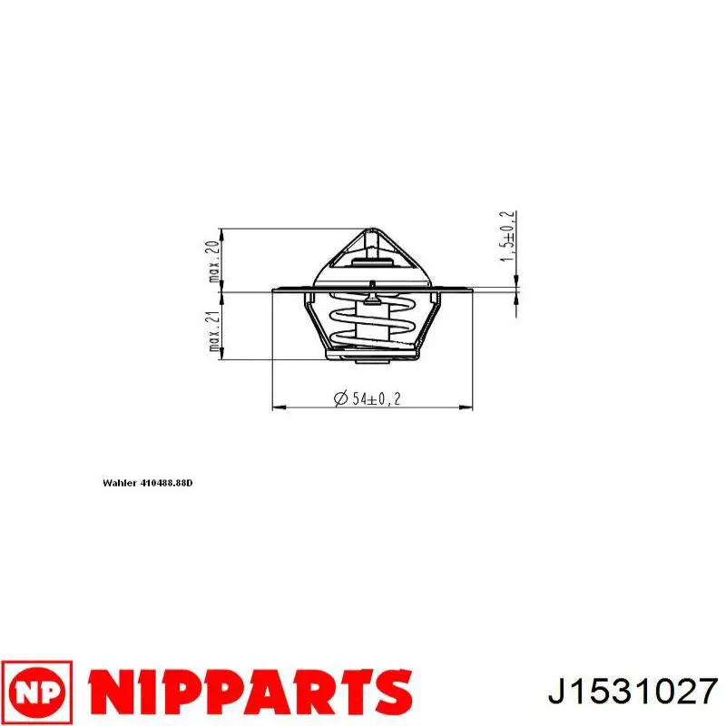 Термостат J1531027 Nipparts