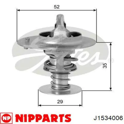J1534006 Nipparts термостат