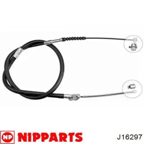 Трос стоянкового гальма задній лівий ABS K16297 ціна, від 24.72 USD