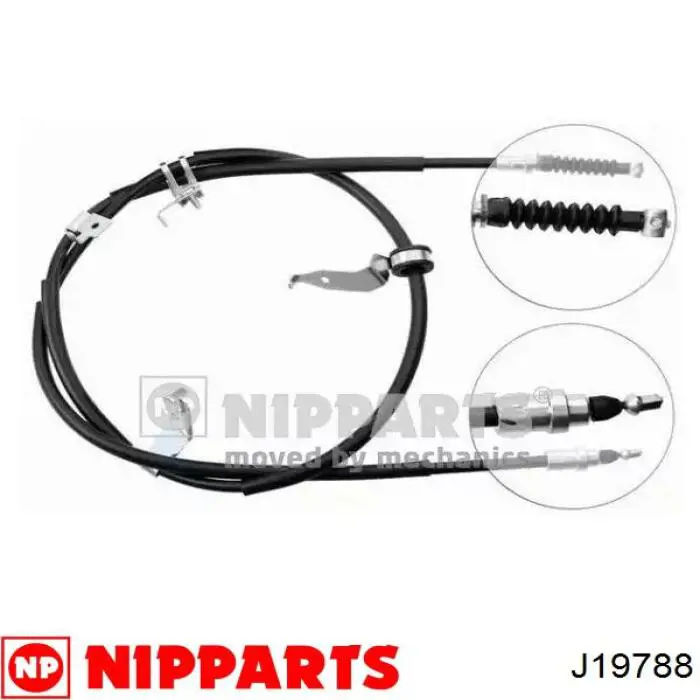Трос ручника задній правий Nipparts J19788