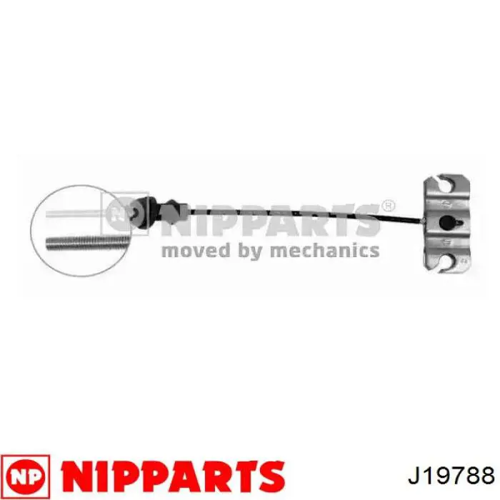 Купити J19788 Nipparts Трос ручного гальма задній, правий