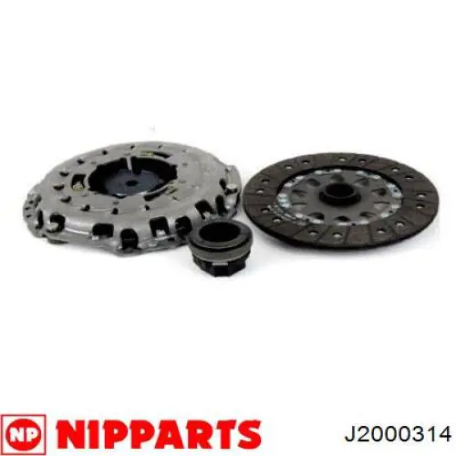 Комплект зчеплення (3 частини) Nipparts J2000314 ціна, від 218.46 USD