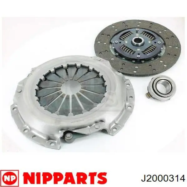 Купити J2000314 Nipparts Комплект зчеплення (диск, корзина, підшипник)