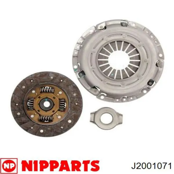 J2001071 Nipparts комплект зчеплення (3 частини)