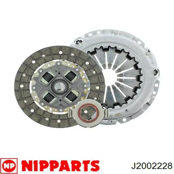 J2002228 Nipparts комплект зчеплення (3 частини)