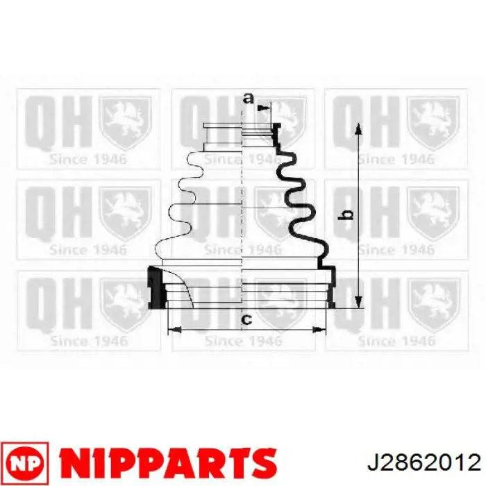 0443842080 Toyota Пильник шарніра кутових швидкостей зовнішній задній