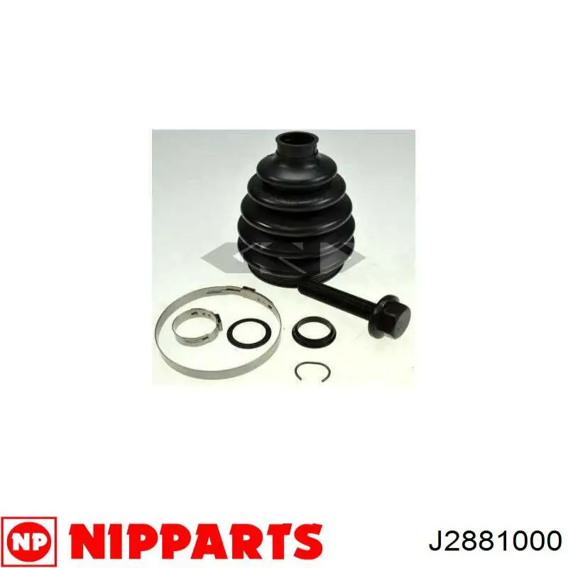 J2881000 Nipparts Пильник ШРКШ внутрішній, передній півосі