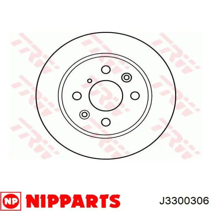 Купити J3300306 Nipparts Ротор гальмівний