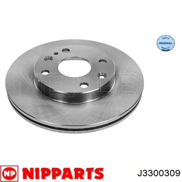J3300309 Nipparts диск гальмівний передній