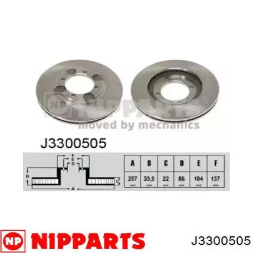 Диск переднього гальма Opel 5825221 ціна, від 26.86 USD